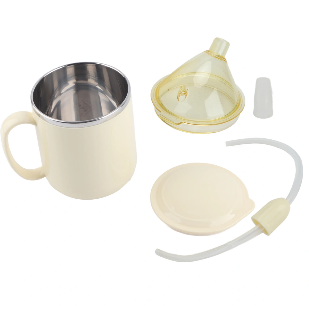 Convalescent Feeding Cup Eat Liquid Food Porridge Leakproof 350ml Light Weight Bed Sippy Cup for The Elderly Patient