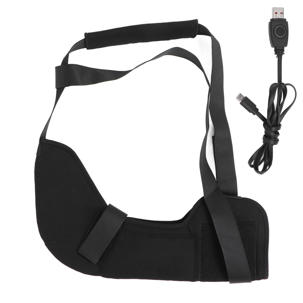 Electric Heated Arm Sling Immobilizer Band Arm Sling Shoulder Immobilizer Brace for Upper Injuries FracturesM