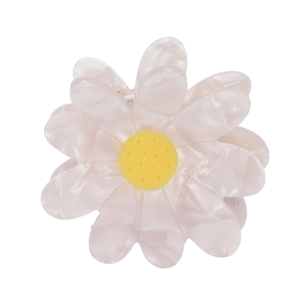 Hair Claw Clips Elegant Flower Shape Fashionable Hair Clip Styling Tool Accessories for WomenWhite Daisies