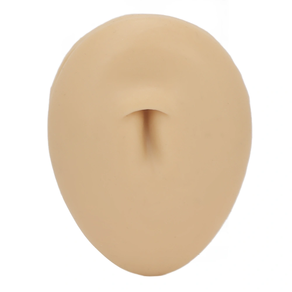 Silicone Navel Model Acupuncture Display Soft Human Belly Button Model for Piercing Practice