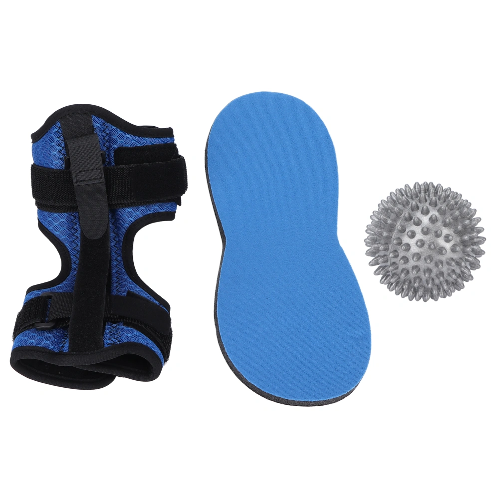 Plantar Fasciitis Night Splint Kit Fast Pain Relief Spiky Massage Ball Stretching Strap for Heel Arch