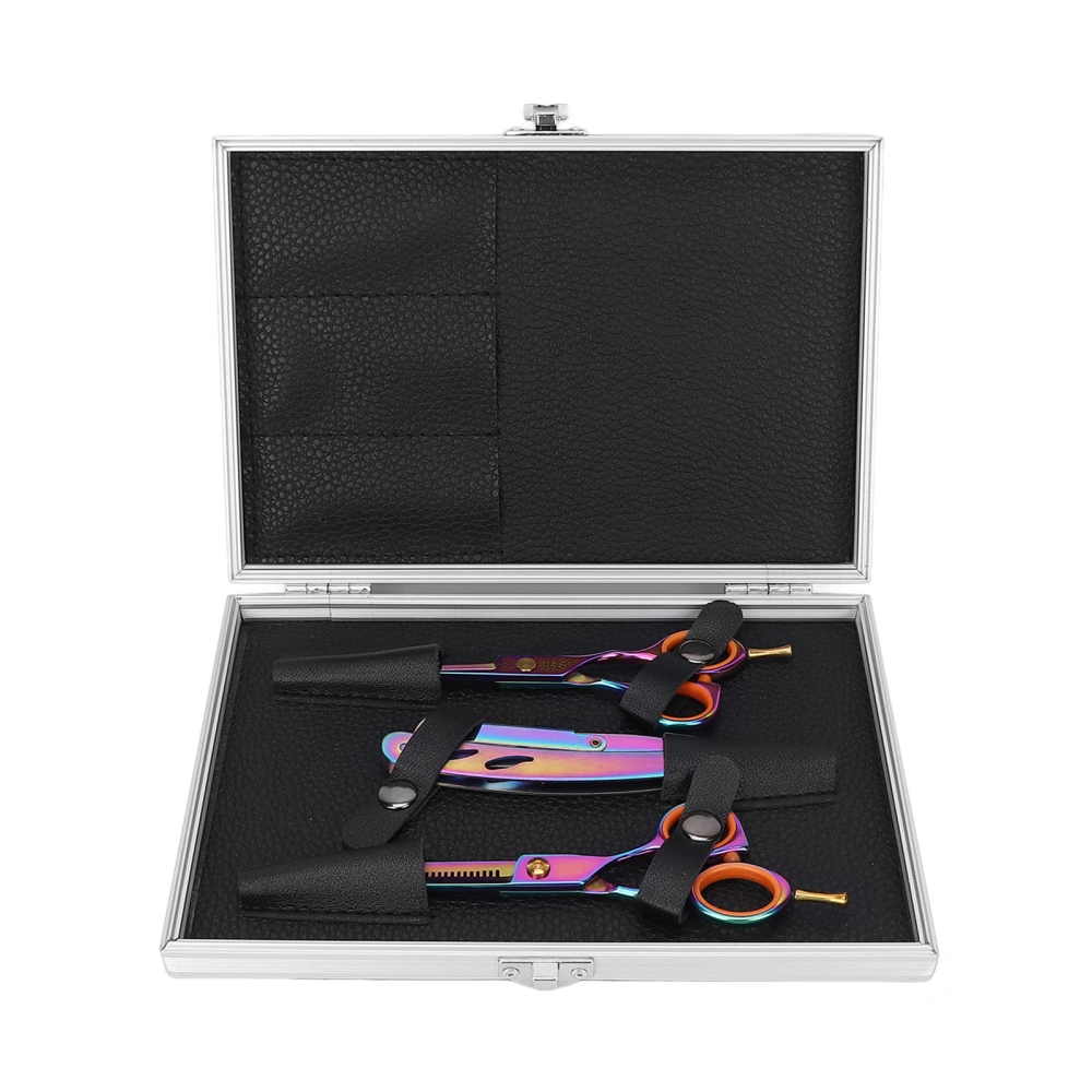 Hair Cutting Scissors Set Stainless Steel Professional Hairdressing Scissors with Storage Bag for Salons Home