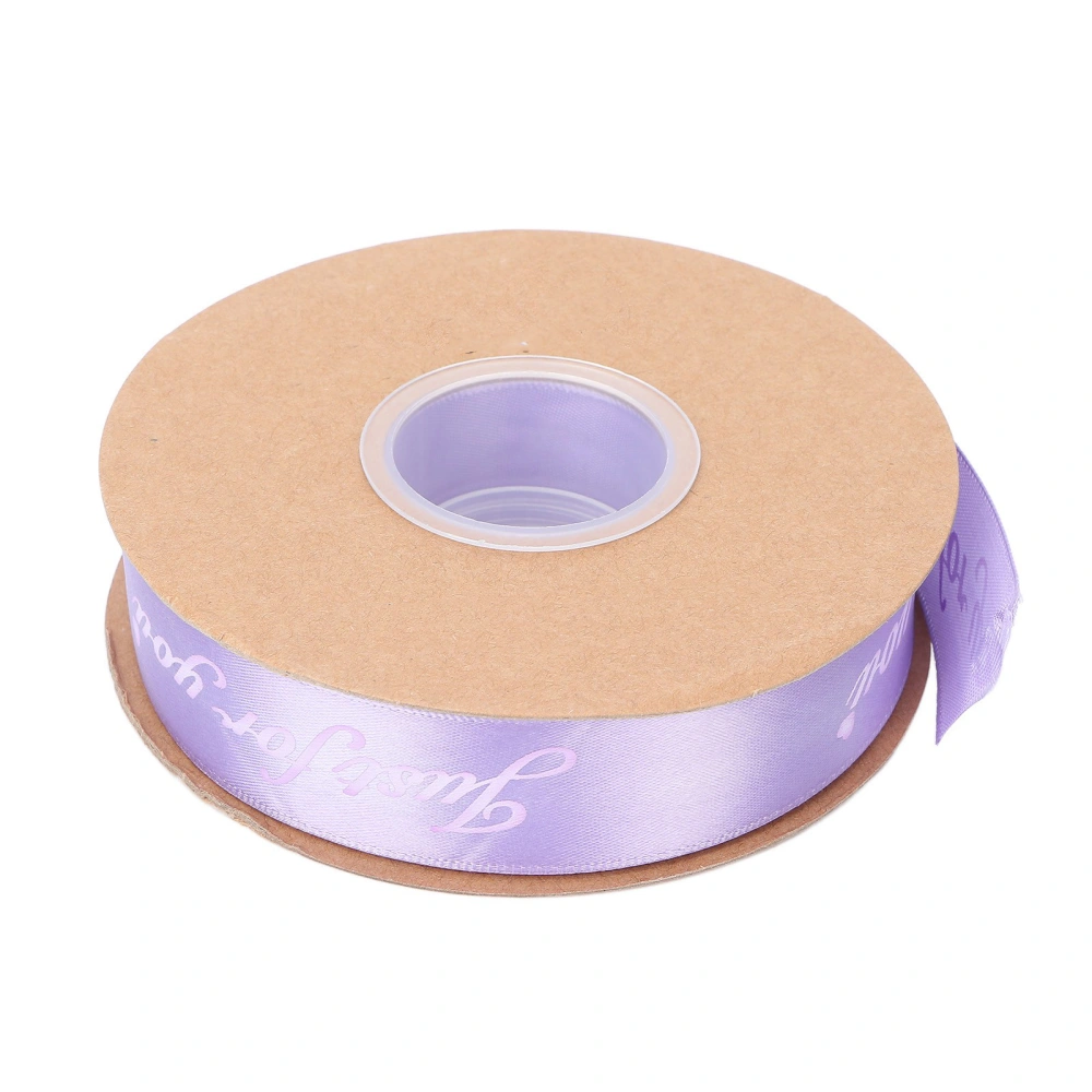 Satin Ribbon 1in Wide 45 Yards for DIY Gift Package Wrapping Flowers Wedding Party Decoration Hair AccessoriesLight Purple