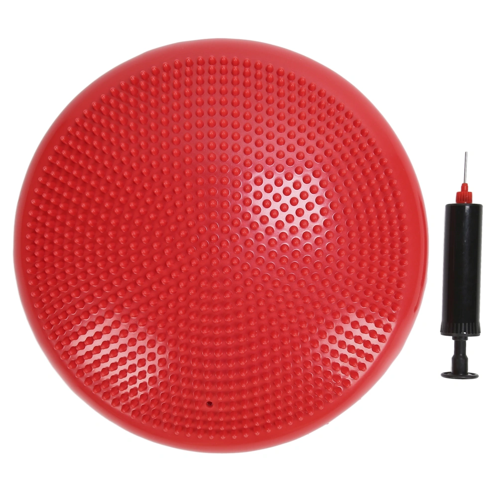 Professional Balance Disc Cushion Mat Yoga Massage Ball Pad Fitness Exercise Training BallRed