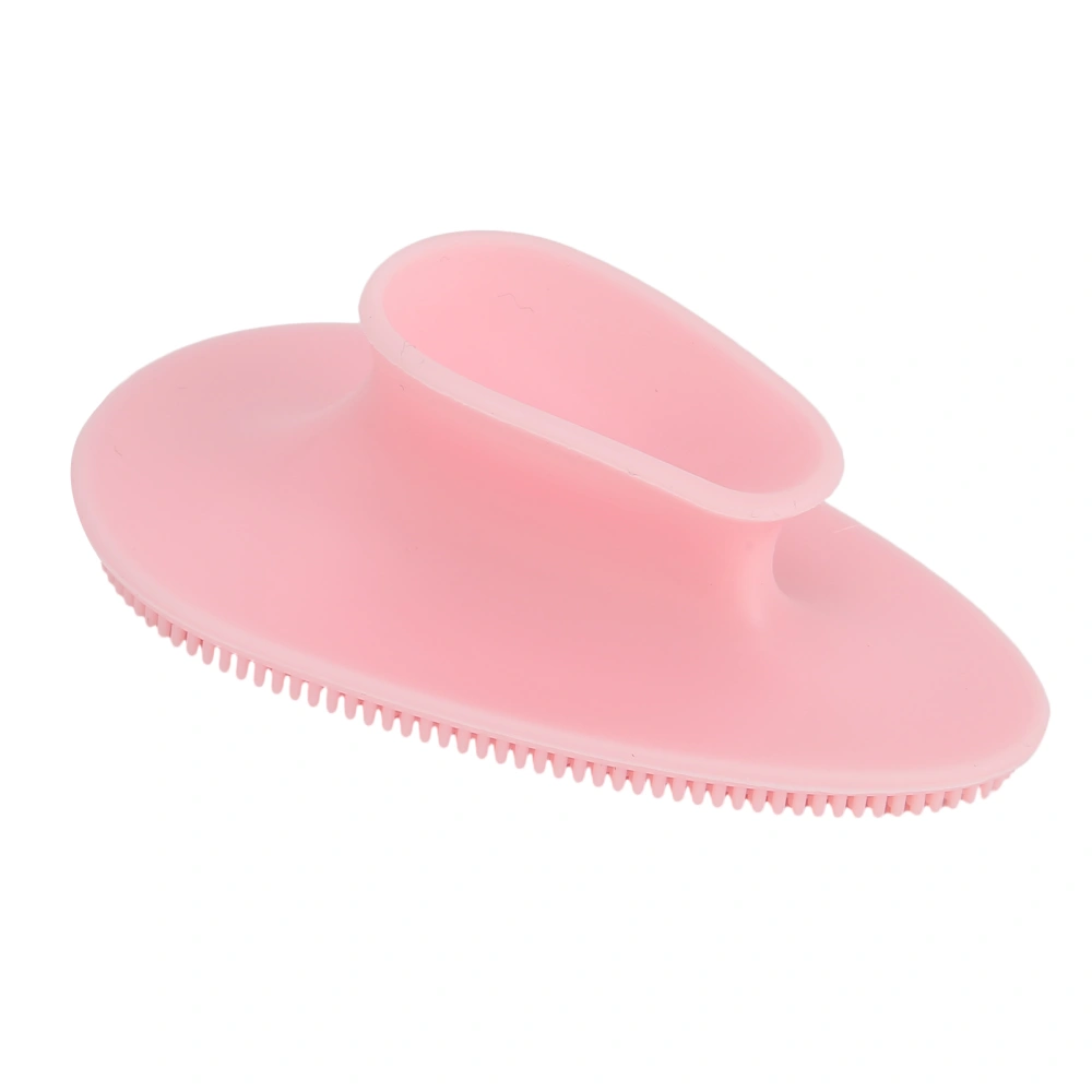 Silicone Facial Cleansing Brush Portable Clean Skin Multifunctional Face Cleaning ToolPink