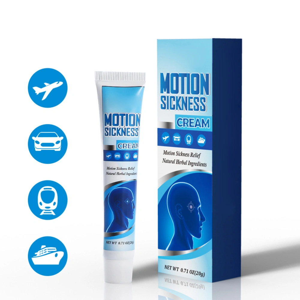 Motion Sickness Cream Airsickness Seasickness Ointment Relieve Dizziness Nausea Vomiting Ointment Body Health Care Plaster