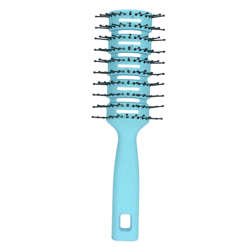 Detangling Hair Brush ABS Anti Static Non Slip Vented Massage Hair Brush with Hanging Hole for Hair CareBlue