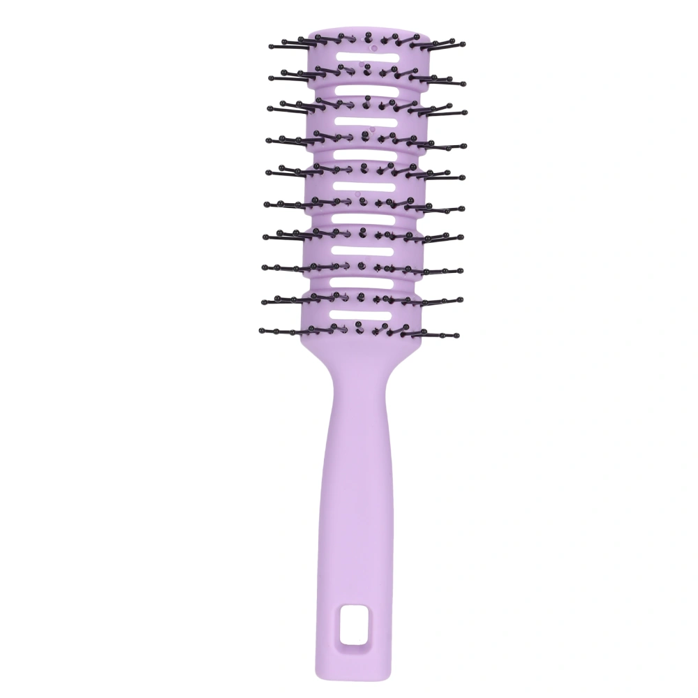 Detangling Hair Brush ABS Anti Static Non Slip Vented Massage Hair Brush with Hanging Hole for Hair CarePurple