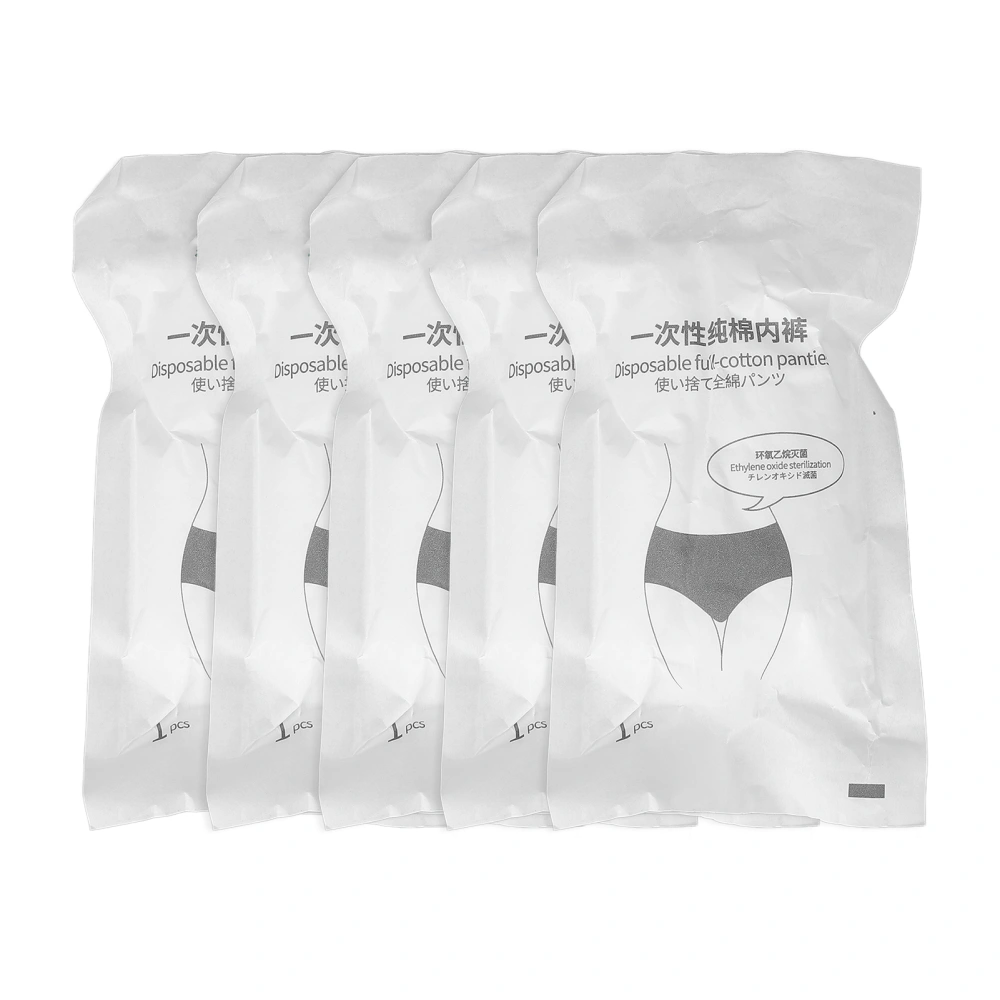 5pcs Disposable Postpartum Underwear Breathable Travel Disposable Postpartum Panties for Pregnant Women