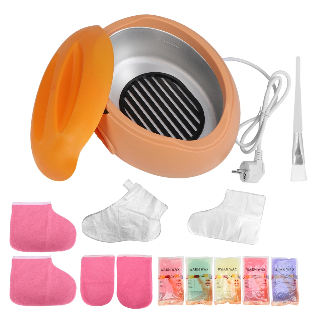 Liddy Paraffin Wax Machine Wax Gloves Booties Moisturizing Soothing Hand Feet Skin Caring Machine Kit 4.96lbEU Plug 220V