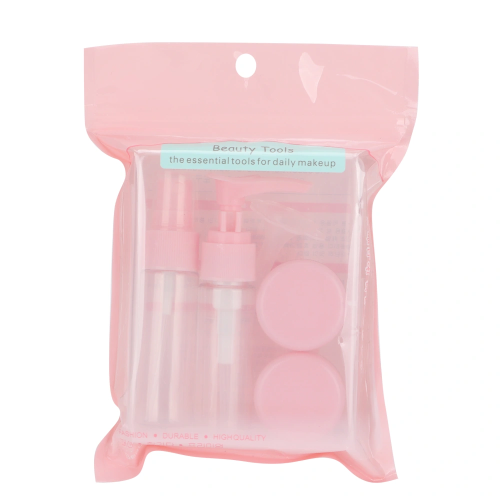 6pcs Travel Bottles Kit Portable Toiletry Containers Set with Funnel for Lotion Shampoo Cream Toner