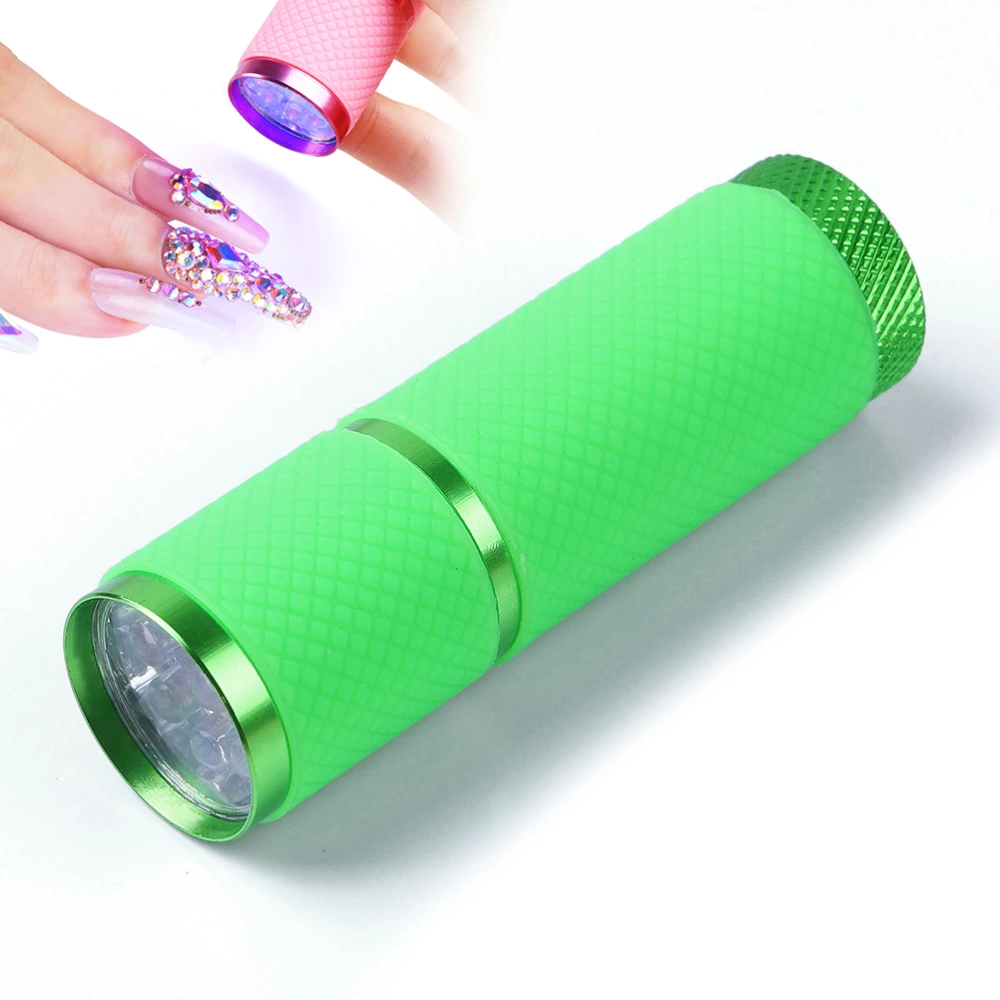 Portable Mini Nail Drying Lamp LED Phototherapy Lamp Quick Dry Nail Dryer for Gel Nails Flashlight for Home and Salon