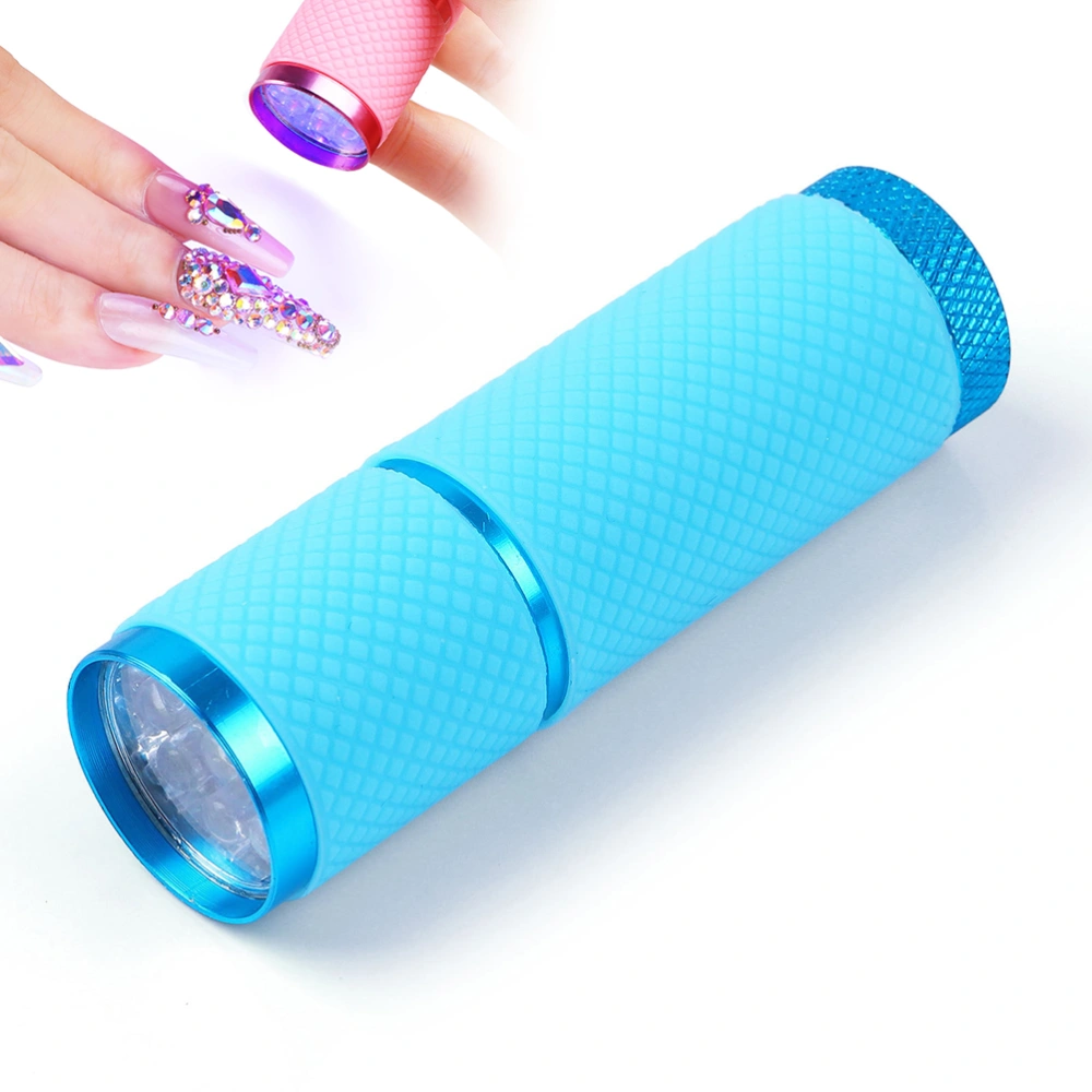 Portable Mini Nail Drying Lamp LED Phototherapy Lamp Quick Dry Nail Dryer for Gel Nails Flashlight for Home and Salon