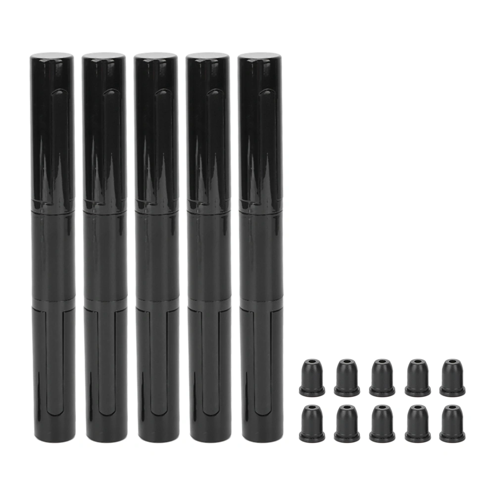 5pcs Mascara Tubes DIY Making Safe Durable Spiral Design Refillable Container for Liquid Eyeliner