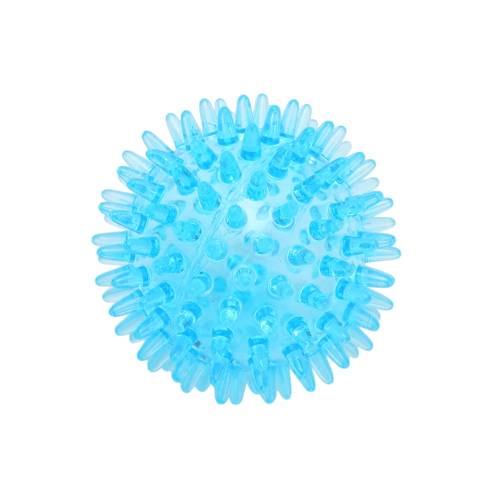 Spiky Ball Hollow Soft Transparent Strength Recovery Exercise Stress Relief Massage Ball for Hand Wrist6cm