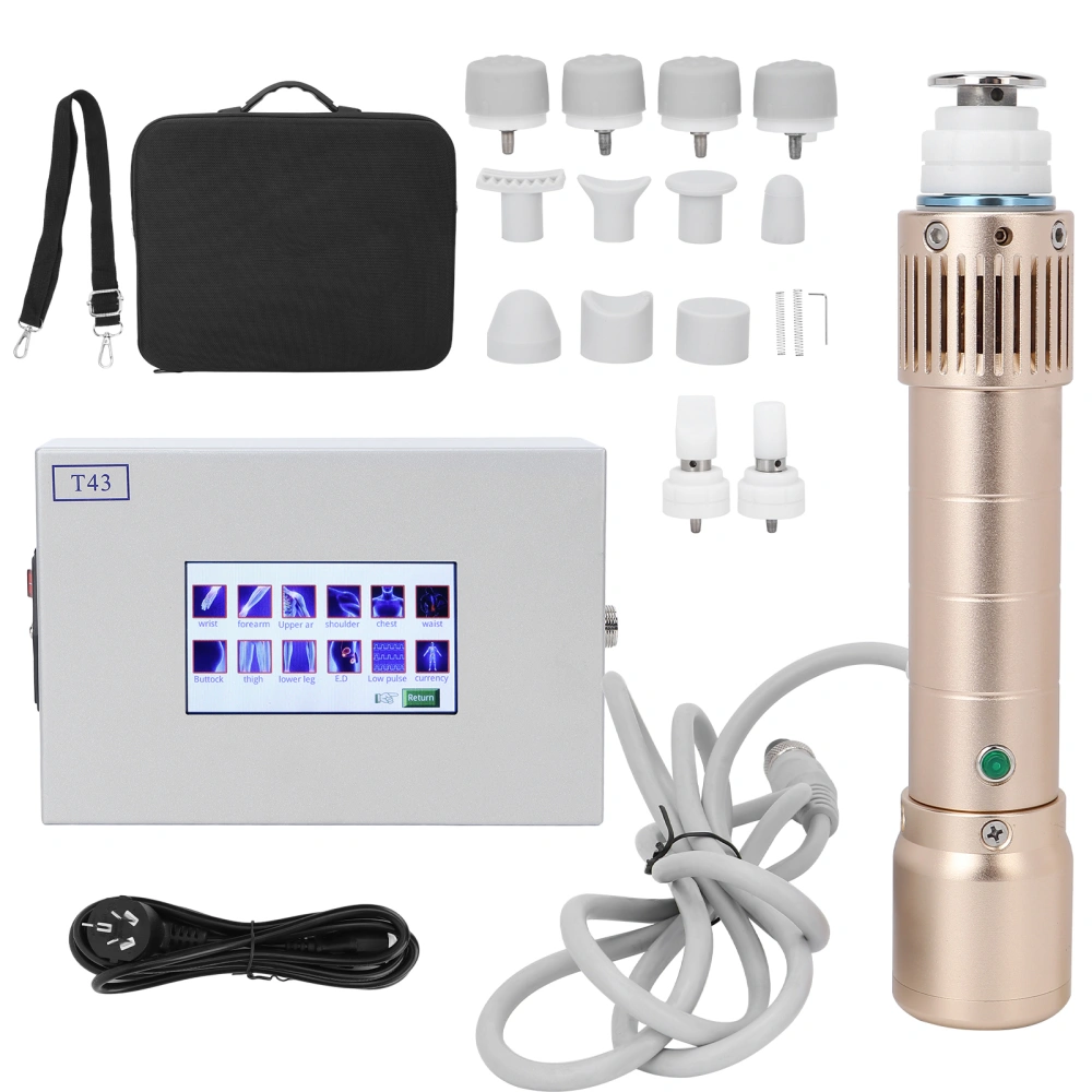 Multifunctional Shockwave Therapy Machine Deep Tissue Percussion Body Relaxation ED Treatment Machine 110‑240VAU Plug