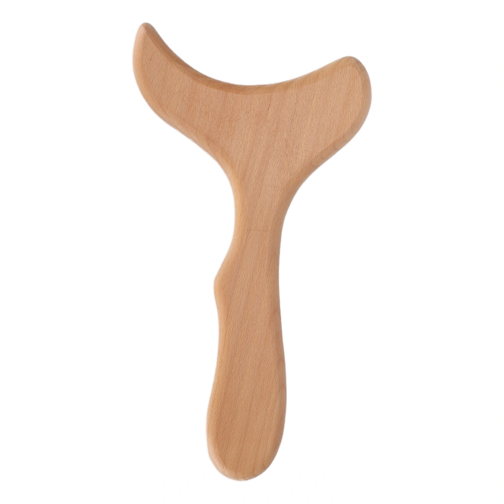 Wooden Scraping Board Stimulating Lymphatic Clearing Cellulite Beauty Dredge Board