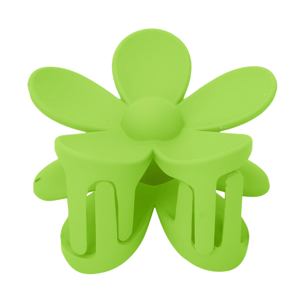 Flower Hair Clip Big Non Slip Matte Cute Women Girls Hair Accessories for Thick Normal Thin HairGrass Green