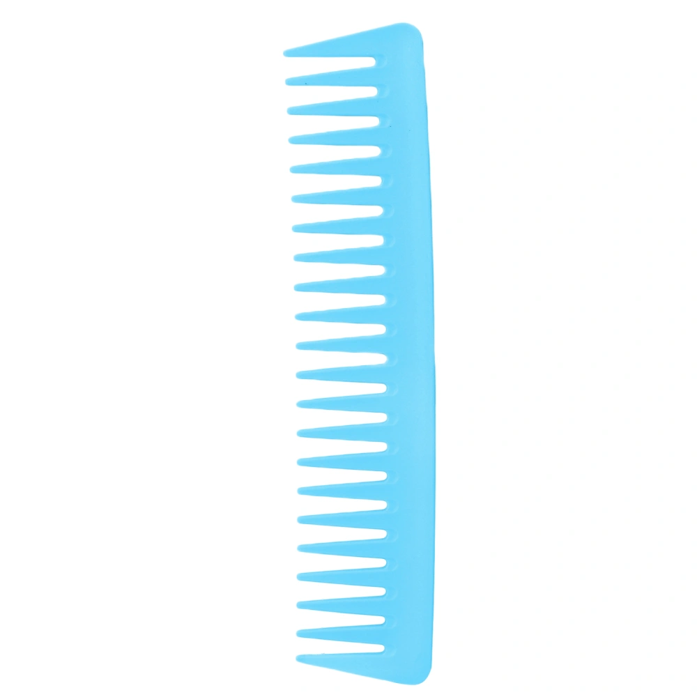 Wide Teeth Comb Rounded Large Hair No Handle Detangling Comb for Curly Hair Wet Dry HairBlue