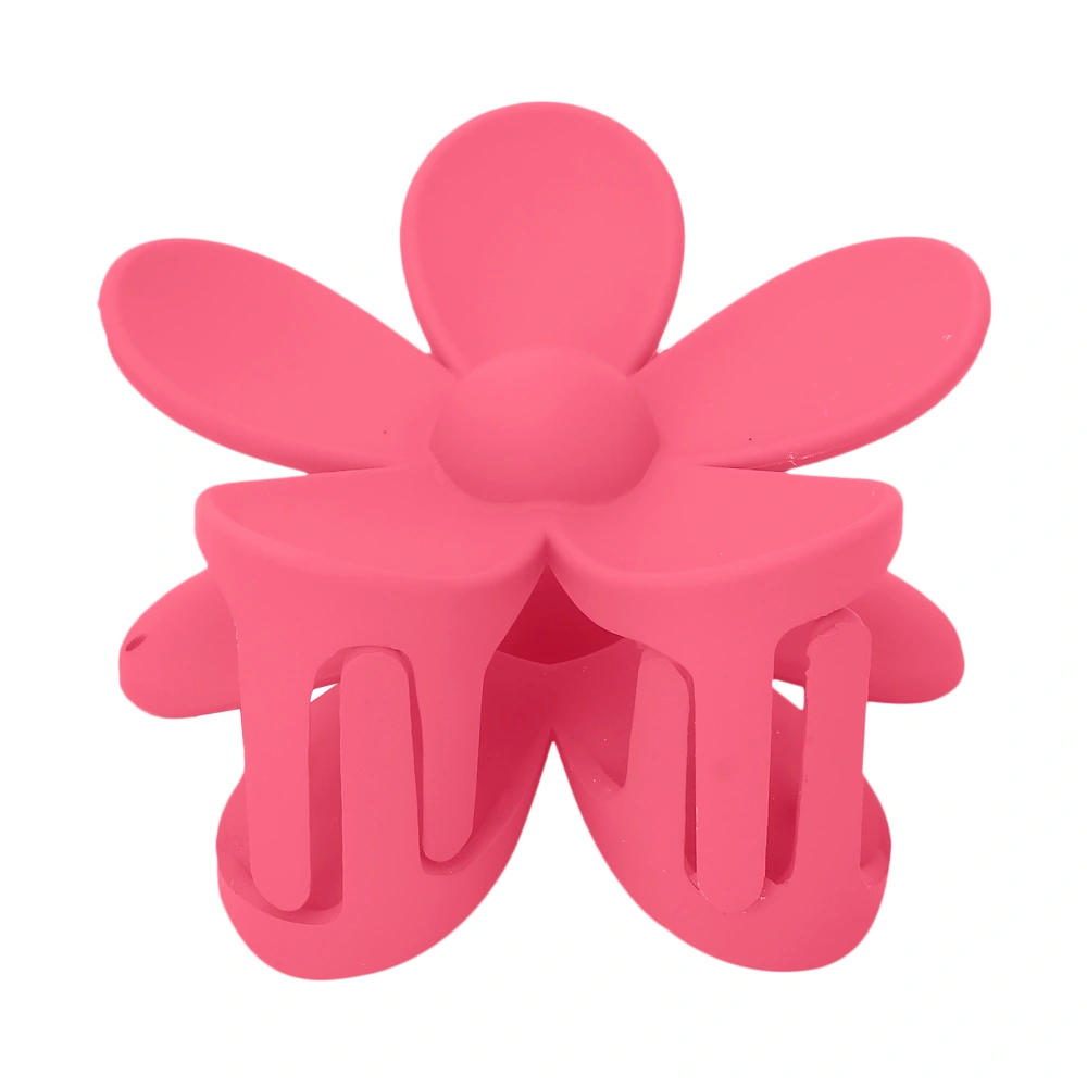 Big Flower Hair Clip Non Slip Matte Cute Thick Normal Thin Hair Styling Accessories for Women GirlsRose Red