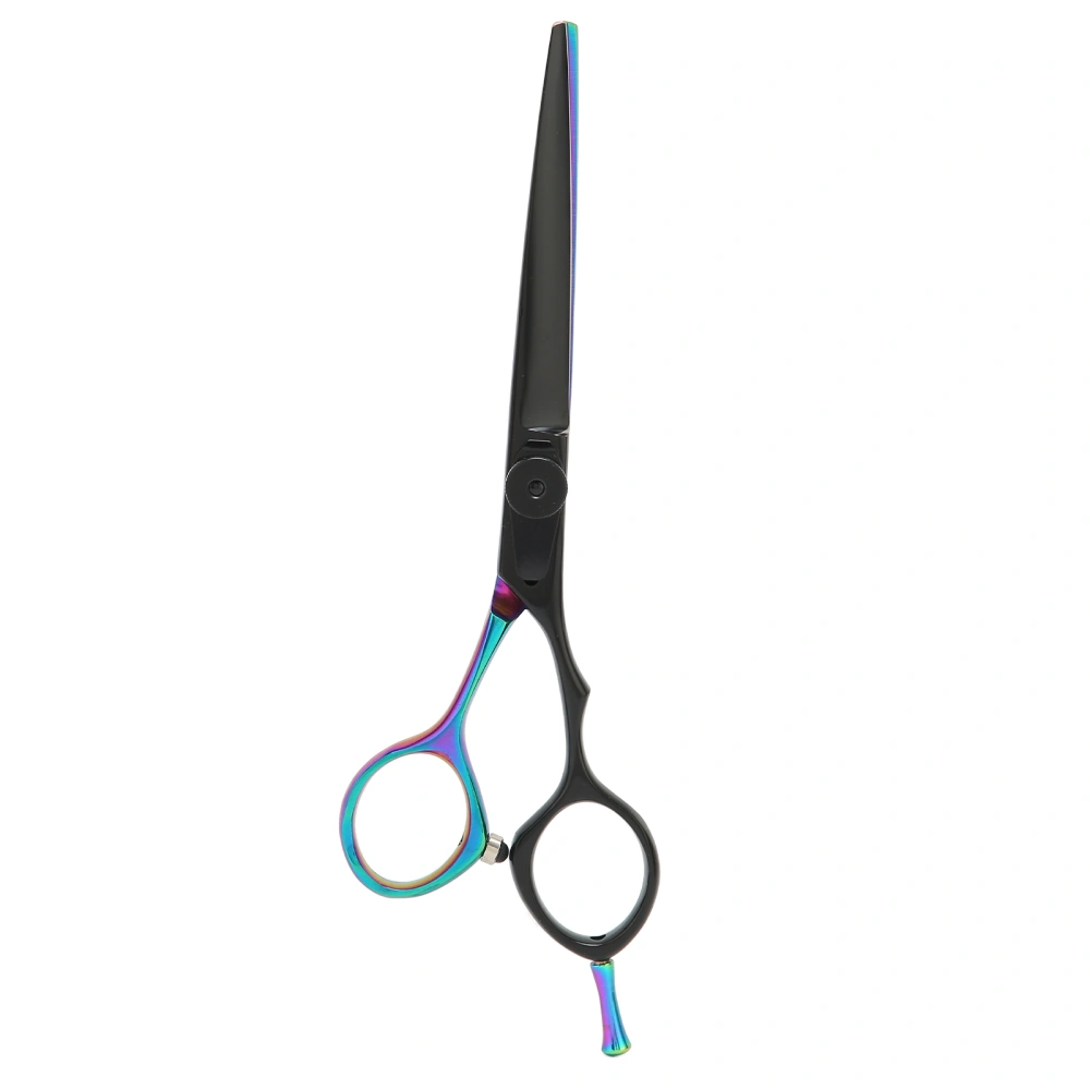 Barber Scissors Stainless Steel Material Lightweight Practical Cleanable Cutting Hair Tool for BarbershopFlat