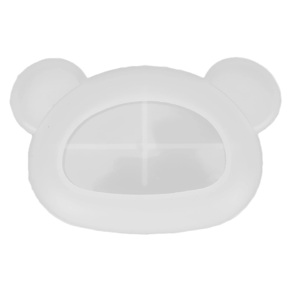 Bear Head Tray Resin Molds Irregular Storage Silicone Molds for DIY Soap Dish Home Decoration