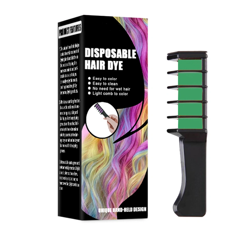 One Time Hair Chalk Comb Professional Temporary Instant Hair Comb Hair Color Highlights Streaks Hair Coloring Dye Comb