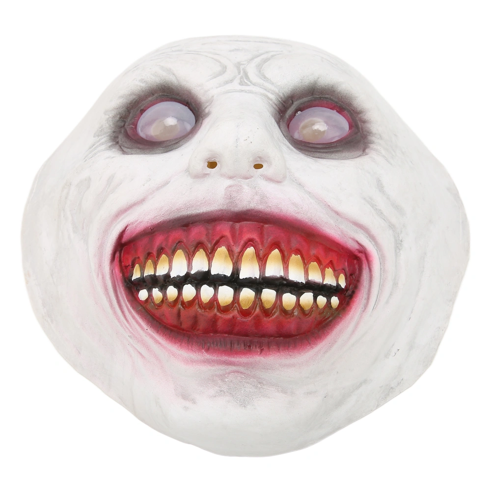 Latex Horror Scary Face Cover Decoration Breathable for Halloween Cosplay Party Costume