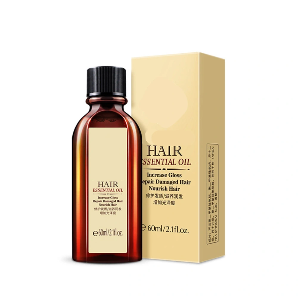 Hair Care Oil Argan Oil Curly Nourish Scalp Hair Essential Oil Conditioner Rinse Free