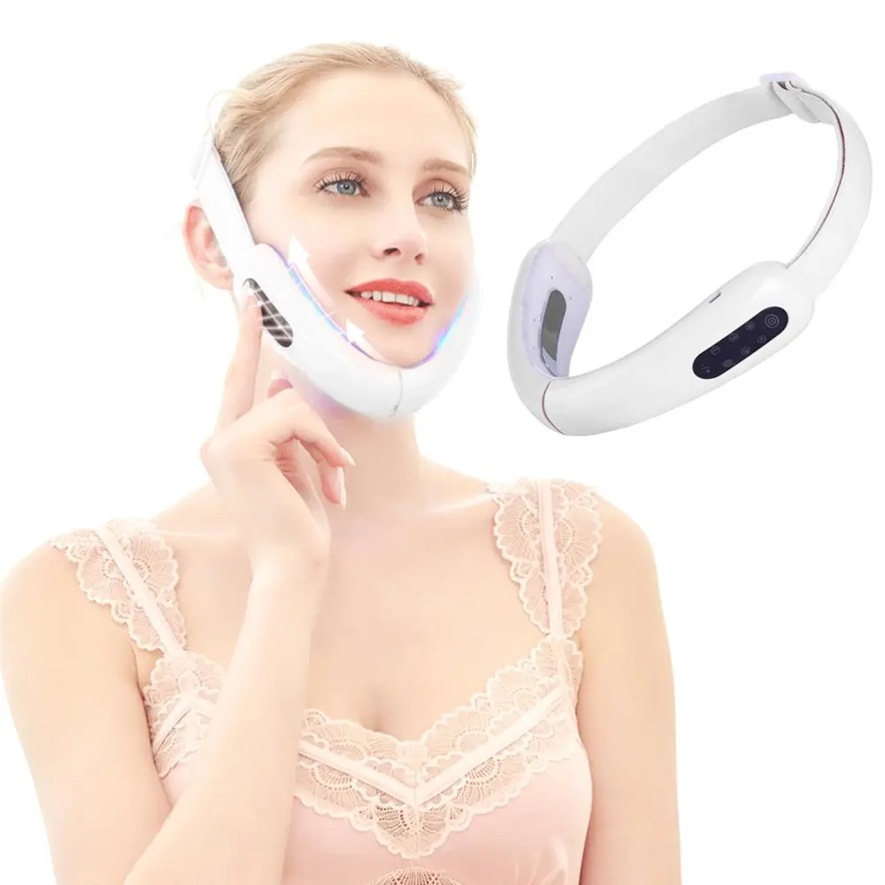 Face Slimming Strap 180 Degree Adjustment Facial Slimming Bandage V Shape Line Lifting Chin Strap for Sagging Skin and Nasolabial Folds