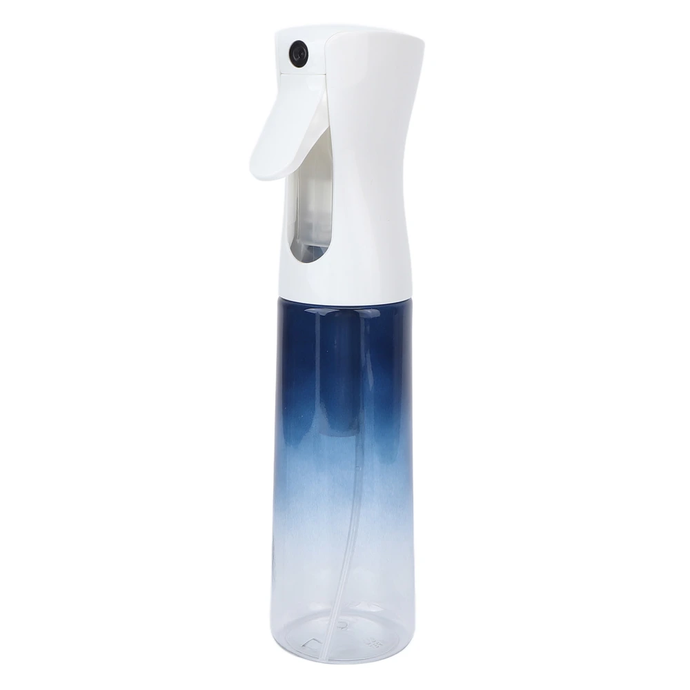 Spray Bottle Blue Gradient Reusable Refillable Continuous Sprayer for Hairdressing Cleaning300ml