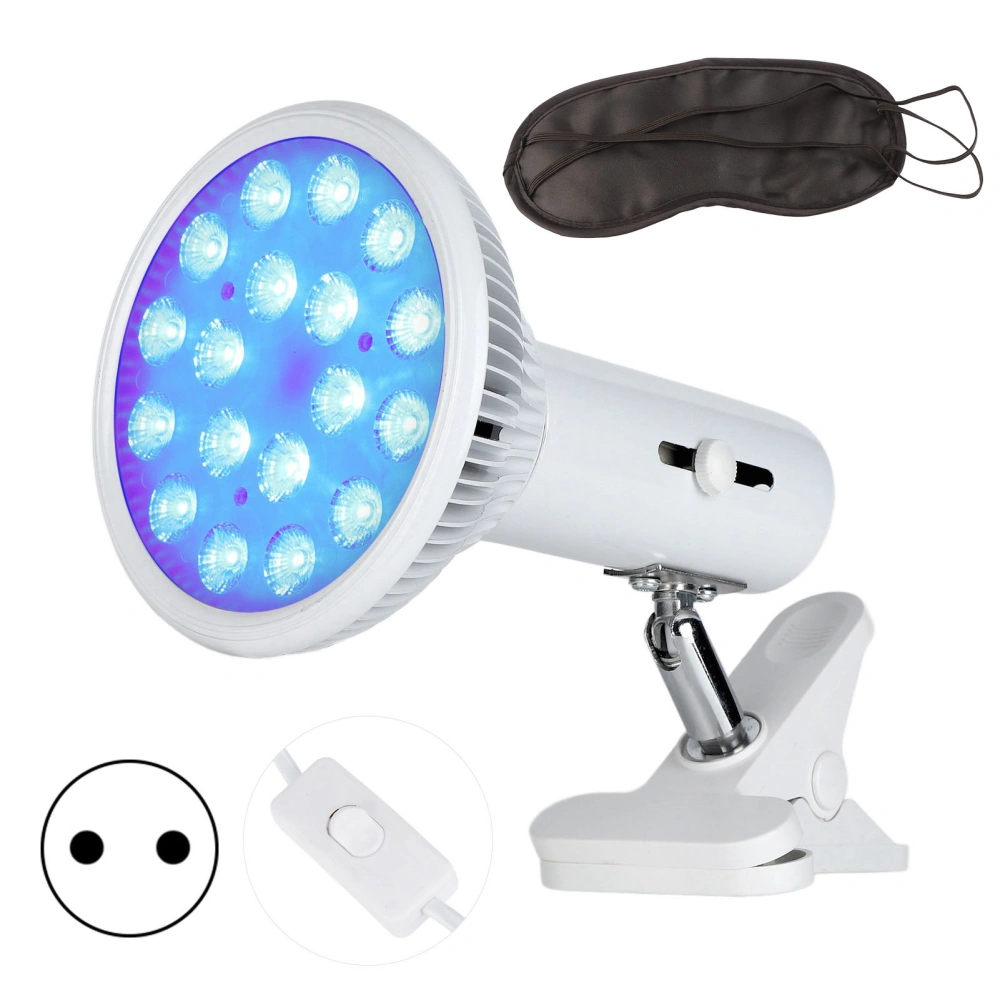 Blue Light Therapy Lamp Portable Acne Removal Baby Jaundice Treatment LED Therapy Device 110‑240VEU Plug