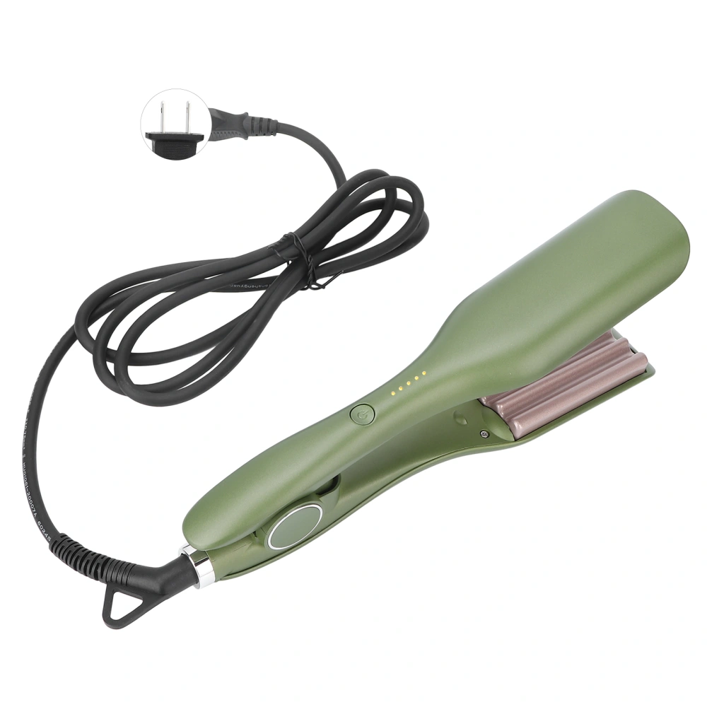 Ceramic Crimping Iron Fast Heating Adjustable Temperature Hair Crimper for Fluffy Volumizing StylingUS Plug 110V