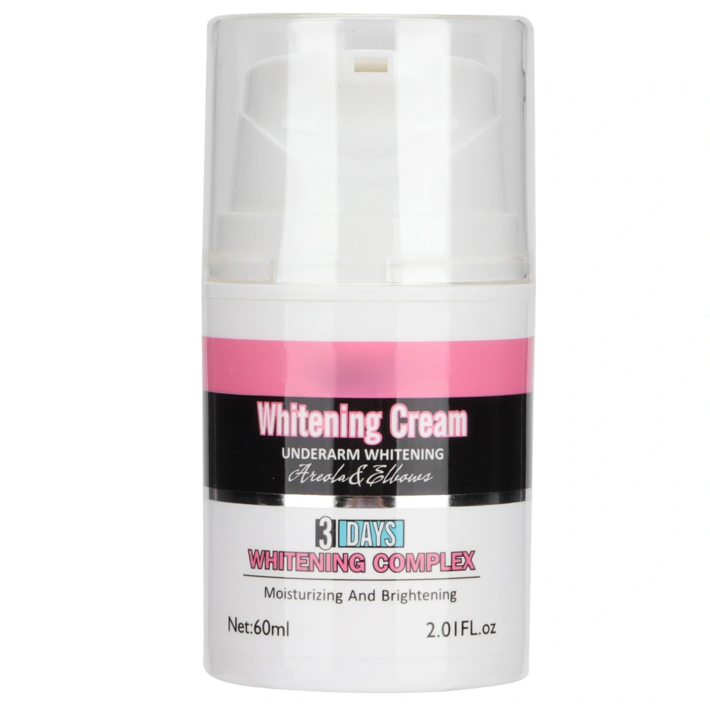 Underarm Brightening Cream Hydrating Moisturizing Private Parts Caring Whitening Cream 2.12oz