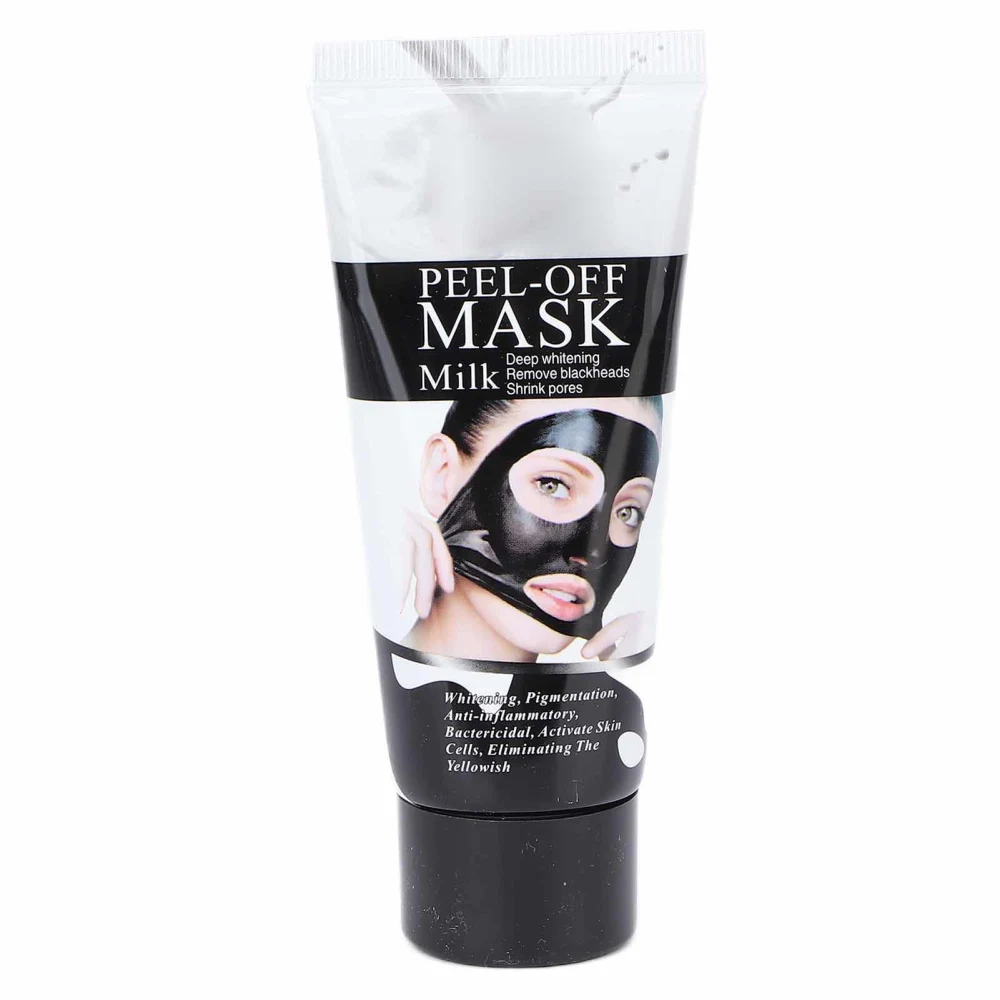 Peel Off Face Mask Deep Cleaning Blackhead Removal Moisturizing Peel Off Masks for Skin Care 60gMilk