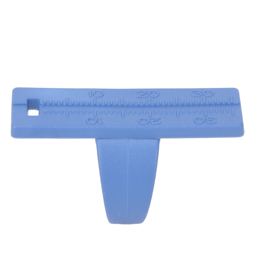 Endo Ruler Ring Plastic High Temperature Resistant Root Canal Dental Measuring Scale InstrumentBlue