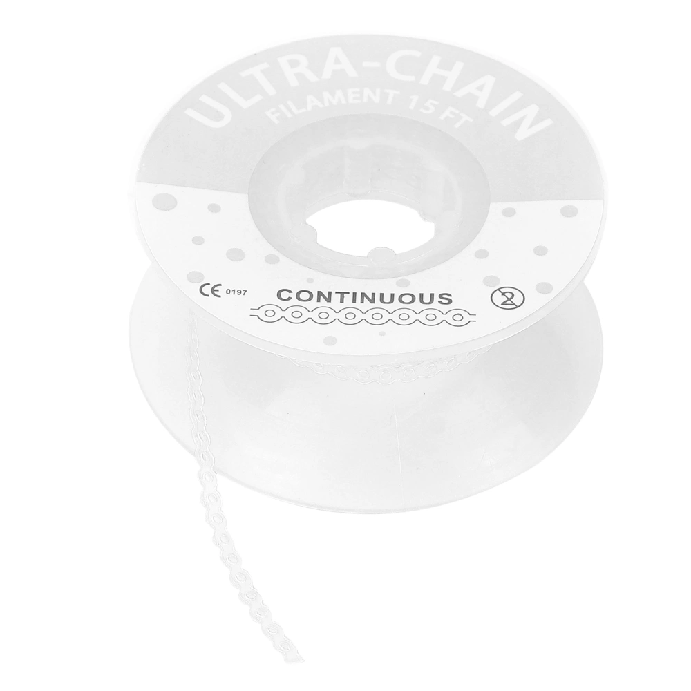 Orthodontic Chain Transparent Rubber High Elastic Flexible Dental Orthodontic Chain for Dental OrthodonticsCONTINUOUS