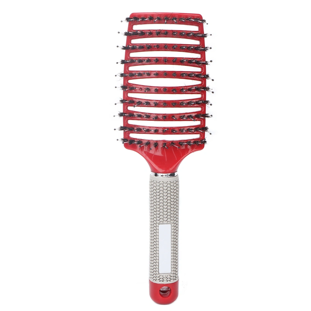 Curved Vent Styling Hair Brush Professional Paddle Detangler Detangling Brush for Wet Dry Curly Thick Straight HairRed