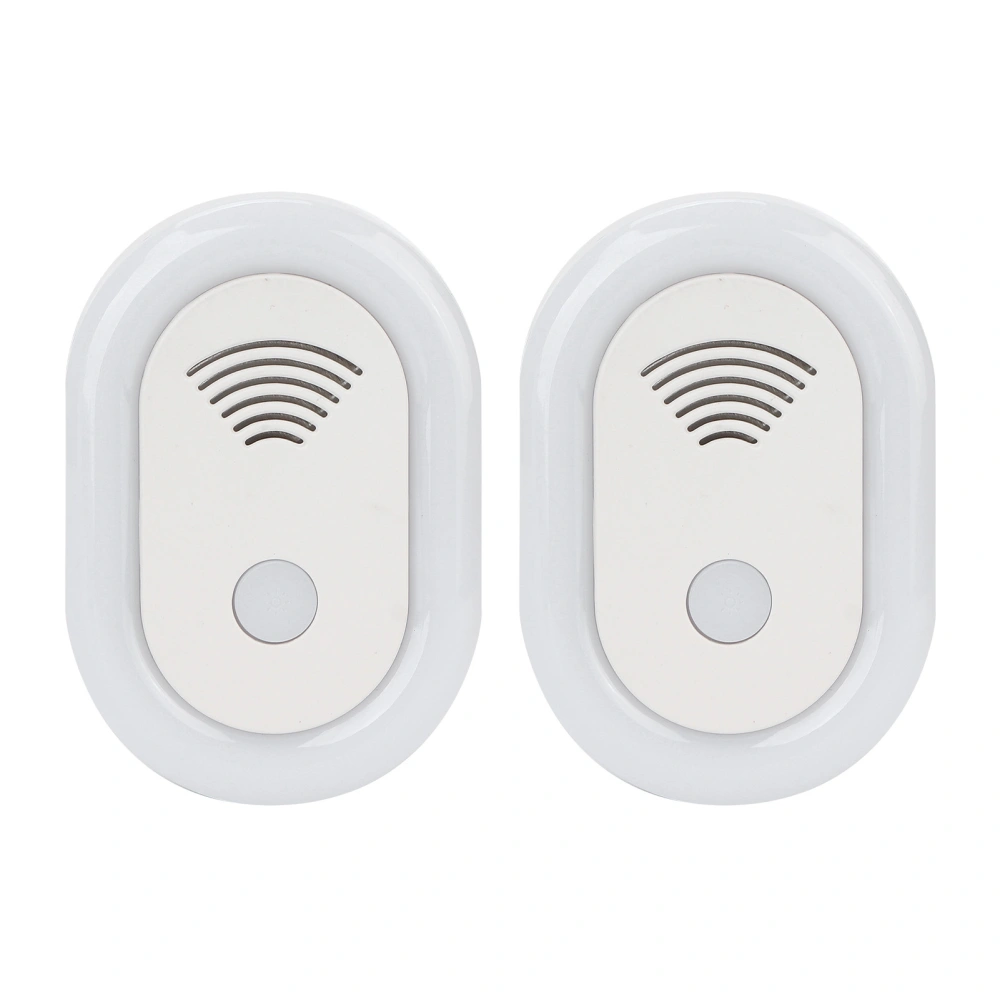 2PCS Ultrasonic Pest Repeller Intelligent Frequency Conversion Safe Harmless Insect Repeller 90V‑250VUK Plug