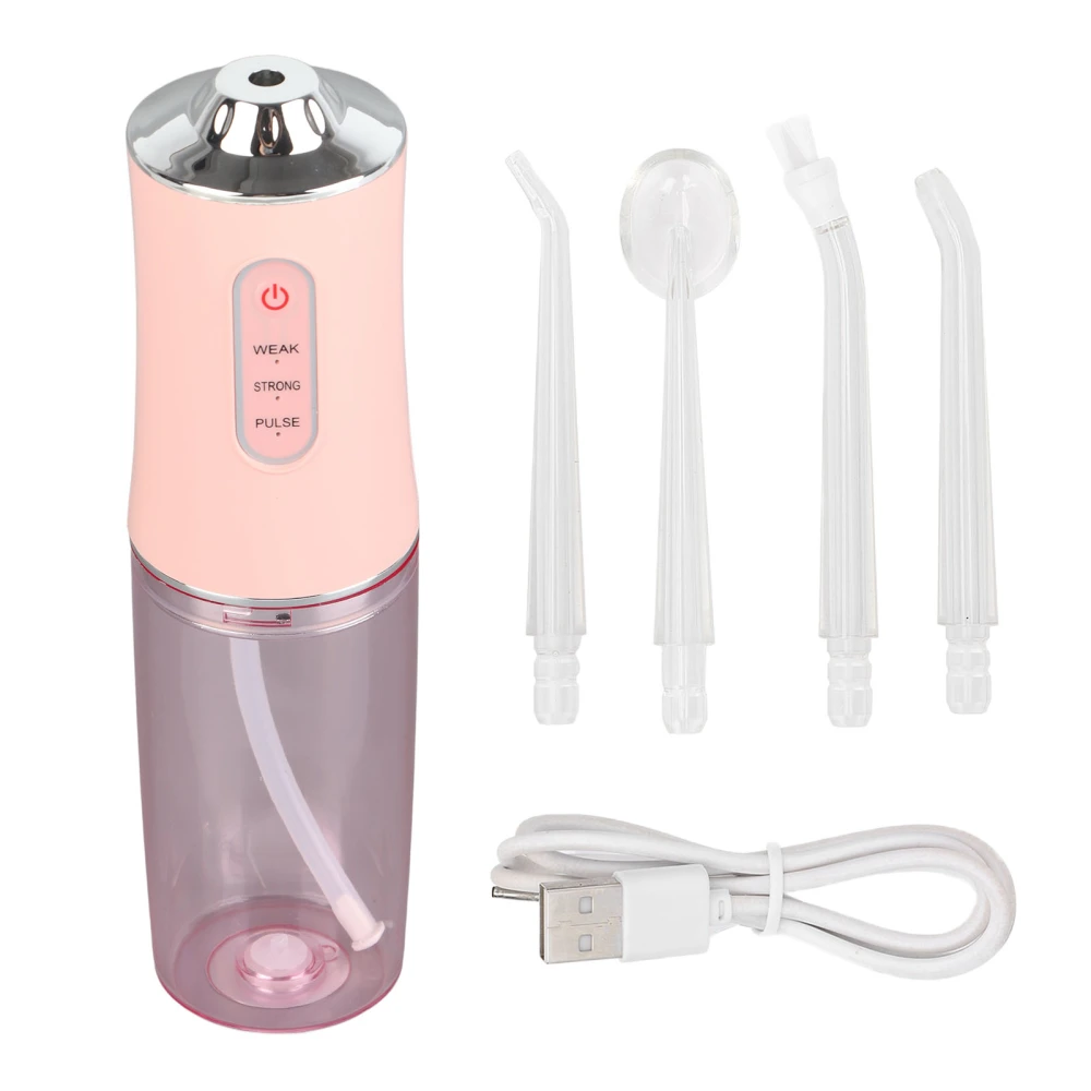 Professional Dental Oral Irrigator Household Portable Electric Teeth Cleaner Oral Care ToolPink