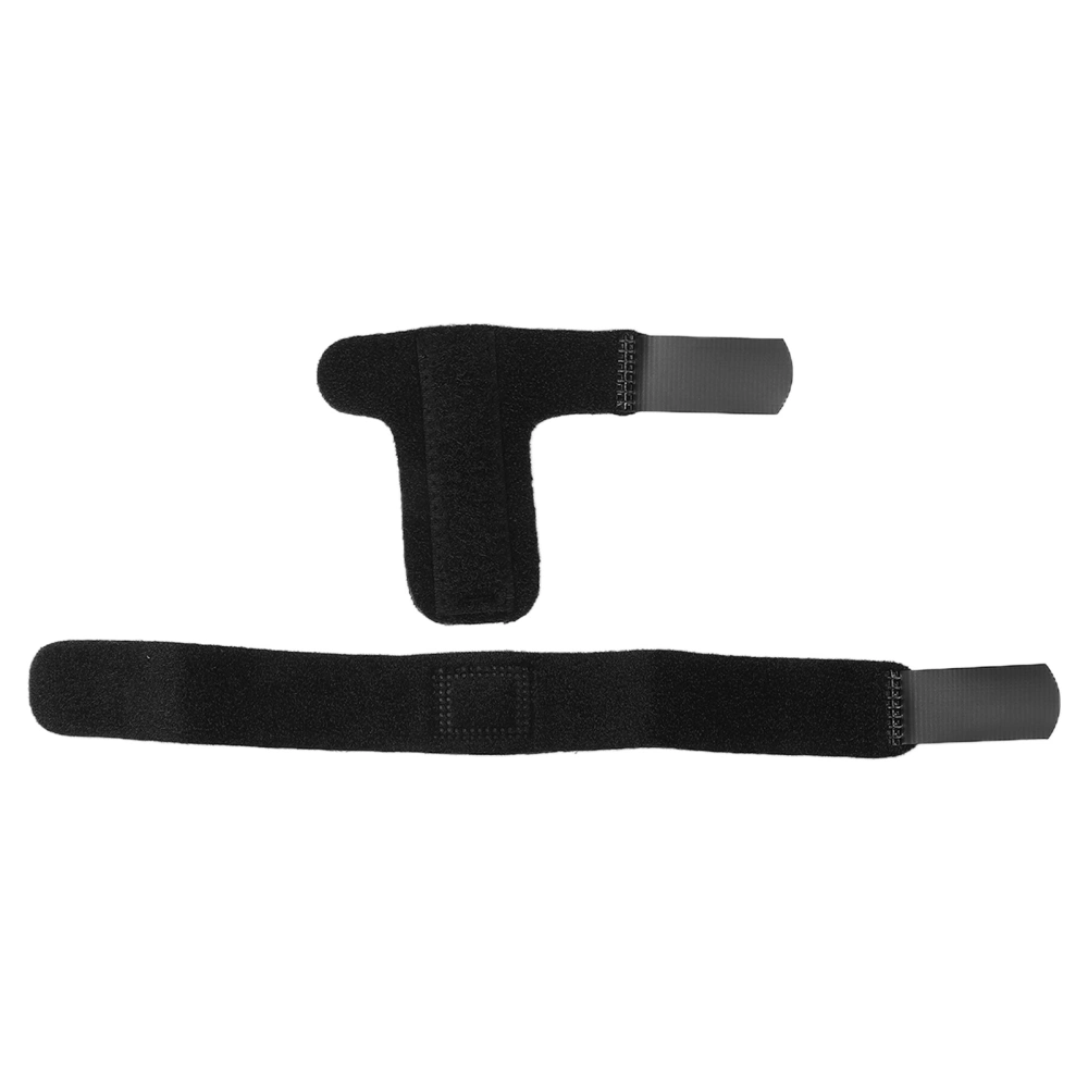 Finger Splint Adjustable Pain Relief Guard Broken Finger Straighten Support Splints BraceBlack