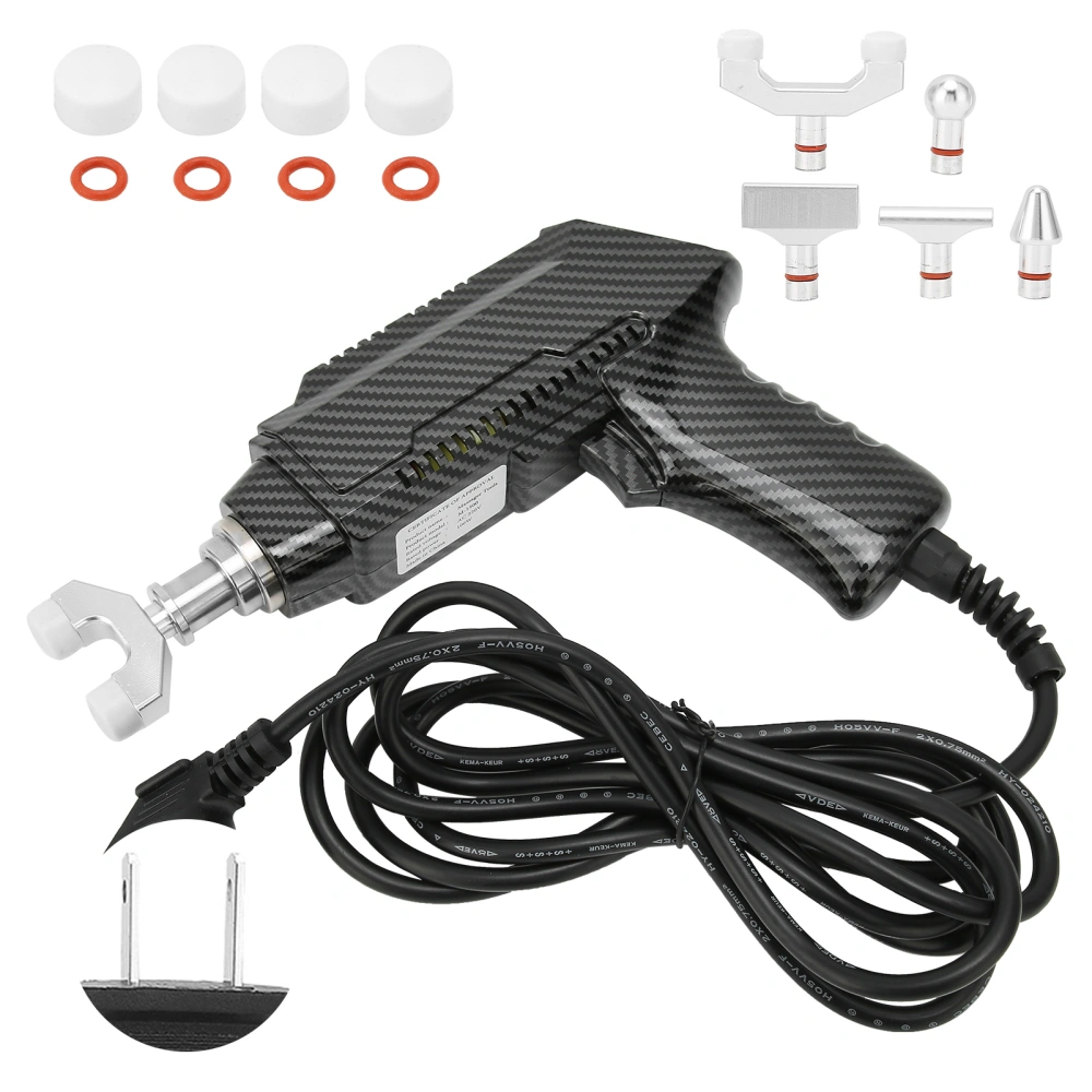 Electric Spine Chiropractor Massager 30 Levels Chiropractic Adjustment Corrector Gun Tool for Muscle MassageUS Plug 110V