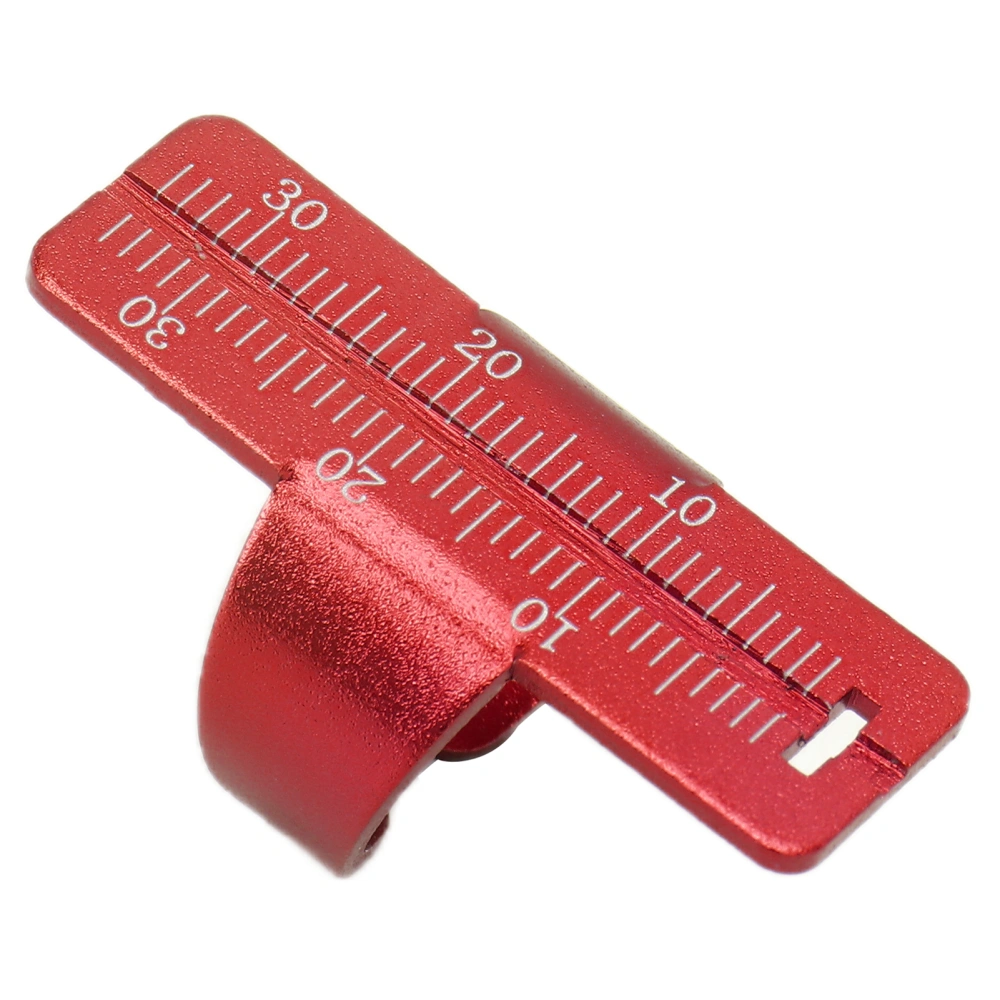 Endo Ruler Ring Aluminium Alloy Oral Gauge Endodontic Span Measure Dental InstrumentsRed