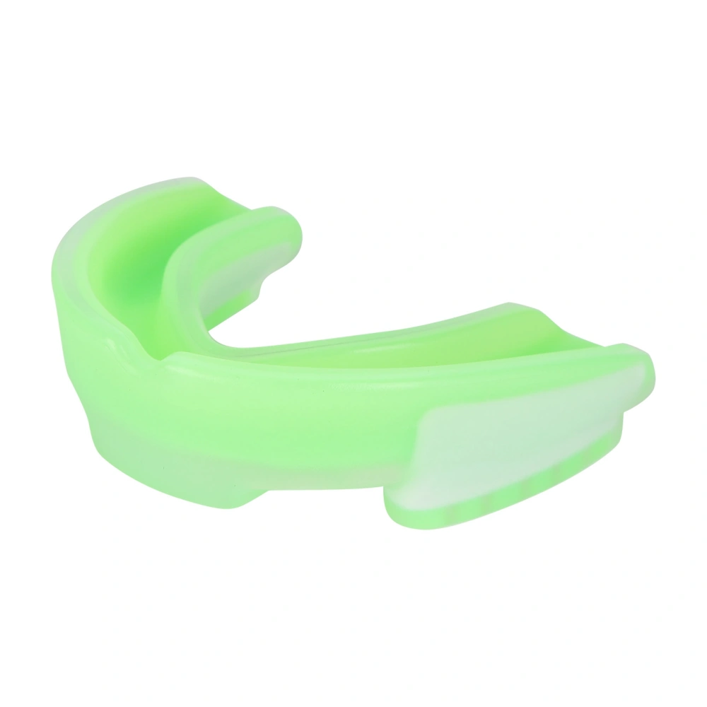 Shock Mouth Guard EVA Soft Adults Sports Flavored Mouth Guard for Boxing BasketballWhite