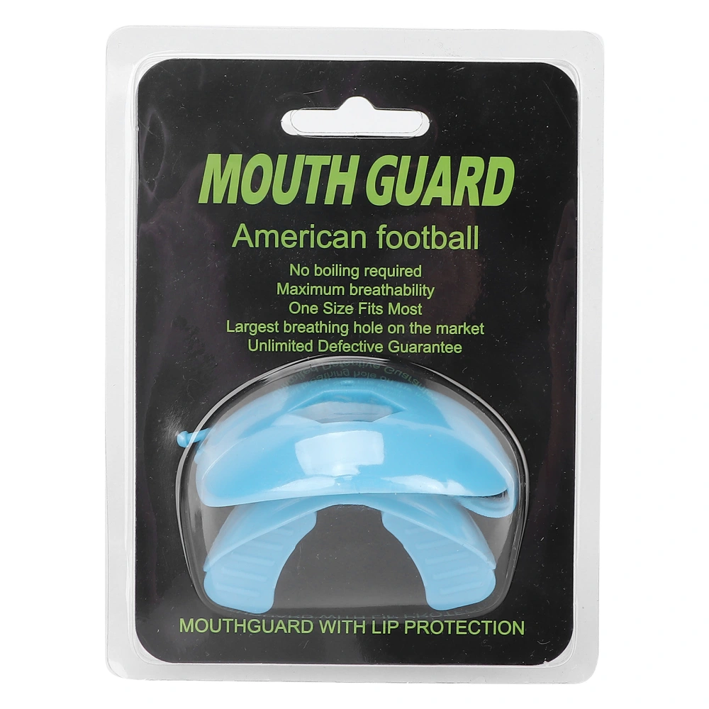 Professional Shock Mouth Guard Portable Athletic Mouth Guard For All Contact SportsLight Blue