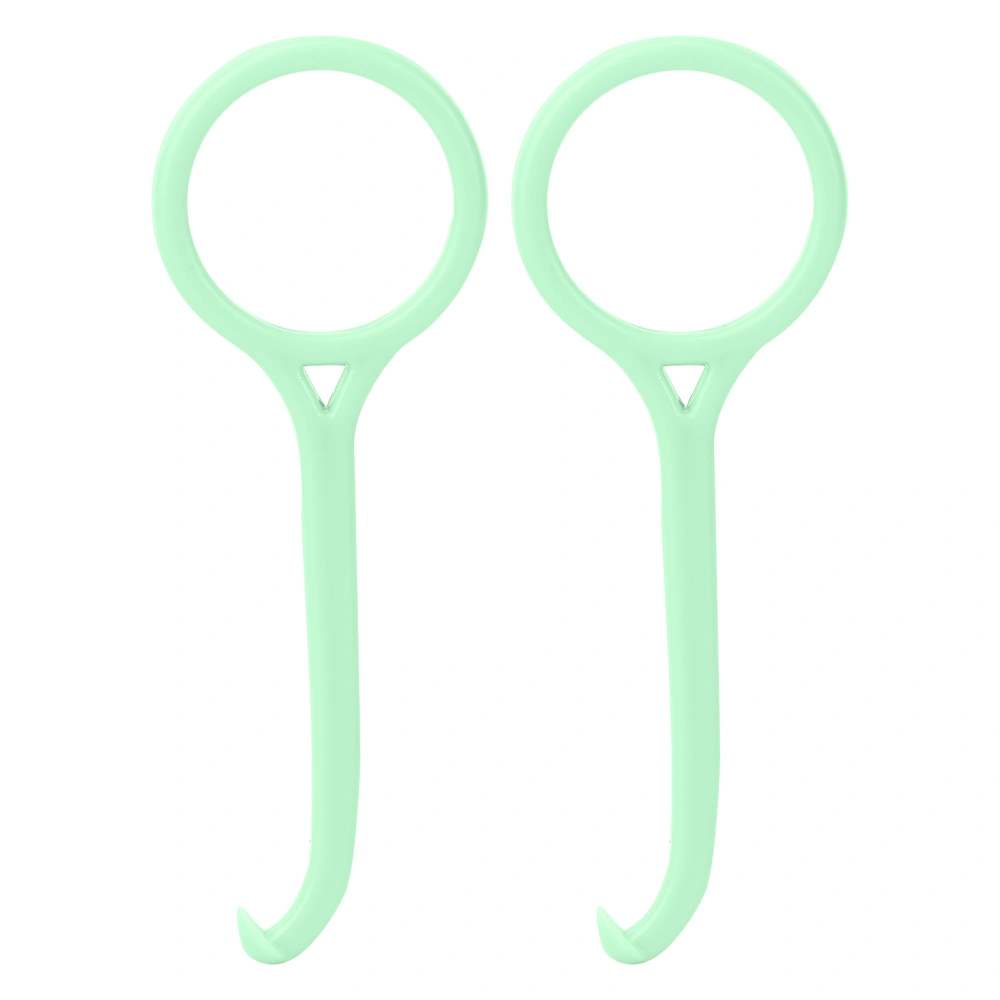 2pcs Professional Aligner Remover Dental Braces Retainers Remover Tool Oral Care ToolLight Green