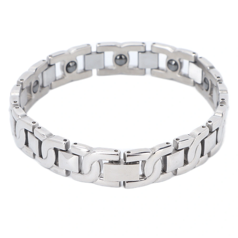 Man Magnetic Bracelet Titanium Steel Arthritis Pain Relief Magnet Therapy Bracelets