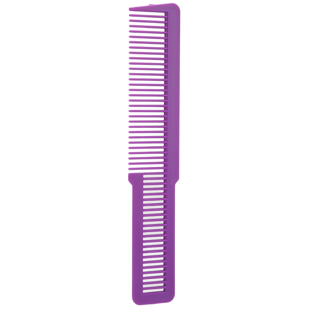 Professional Pocket Comb Fine Wide Tooth Barber Comb Hairdressing Comb for All Hair TypesPurple