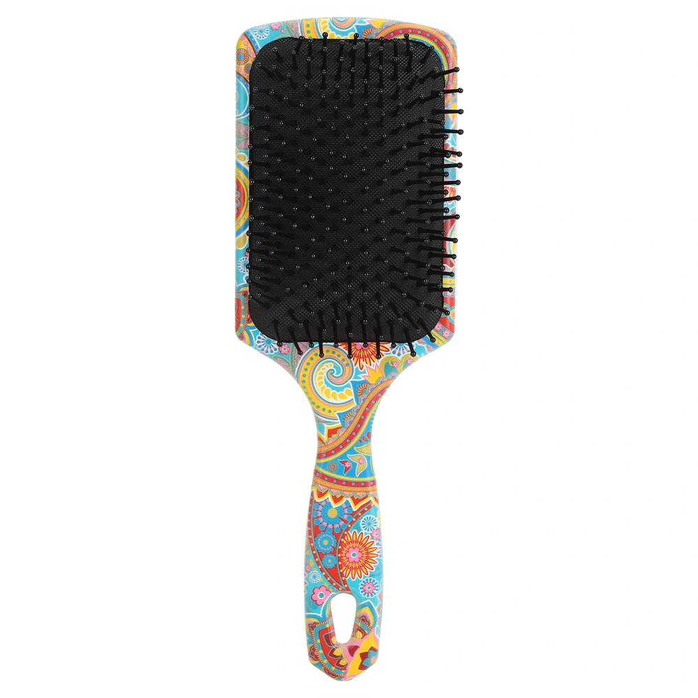 Printed Nylon Teeth Hairbrush Household Portable Elegant Detangle Hair Brush Styling Tool