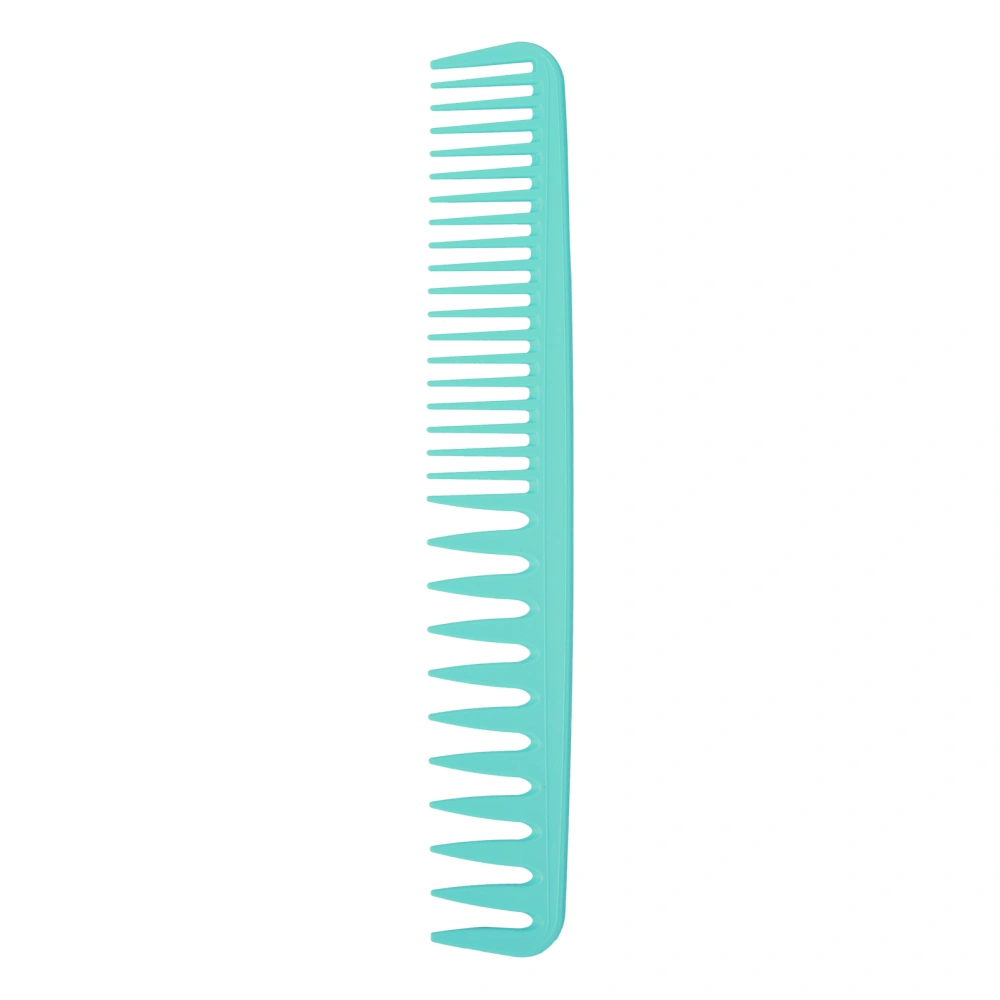 Detangling Hair Comb Portable Home Salon Fine Wide Tooth Styling Comb Hairdressing ToolGreen